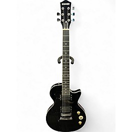Used Donner DLP124B Black Solid Body Electric Guitar