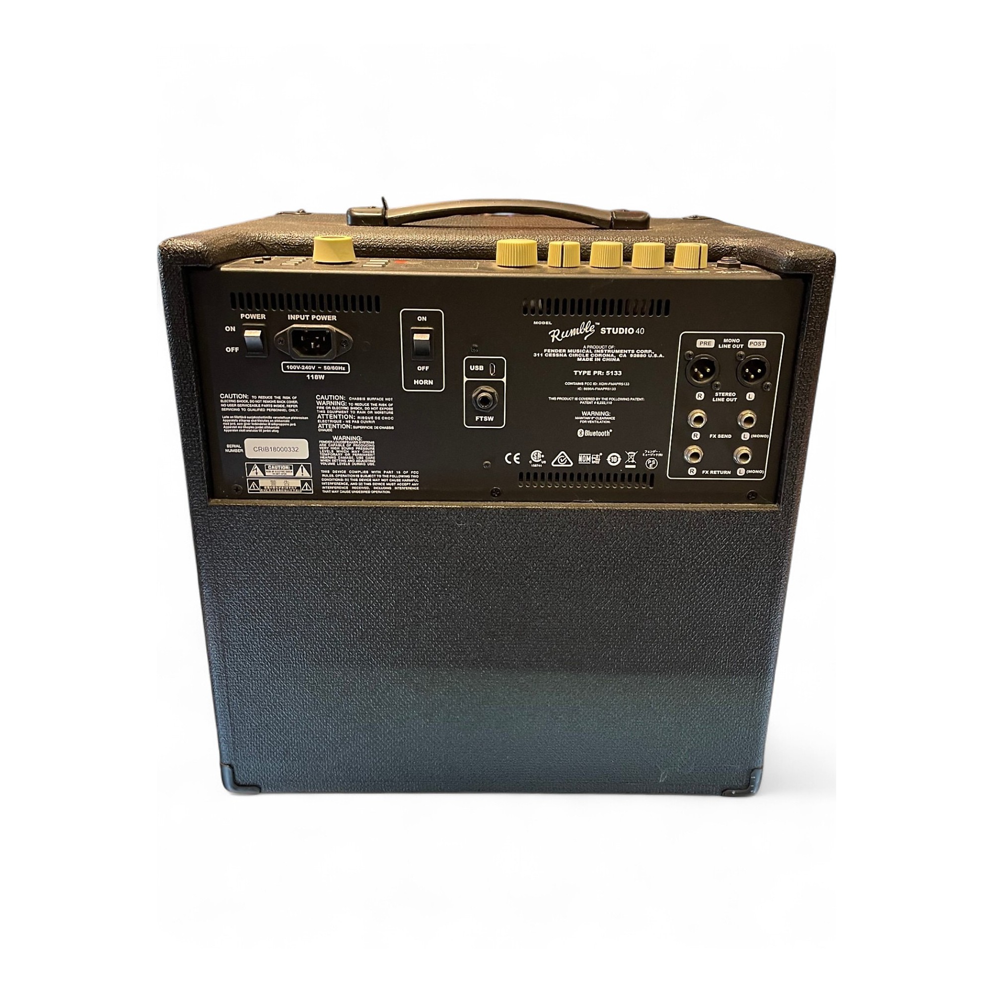 Used Fender Rumble Studio 40 Bass Combo Amp | Guitar Center