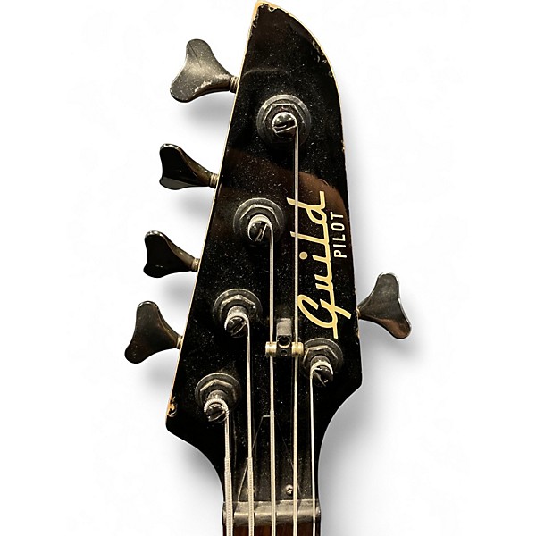 Used Guild Pilot Salmon Sparkle Electric Bass Guitar