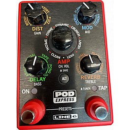 Used Line 6 Pocket Pod Express Amp Modeler Effect Processor