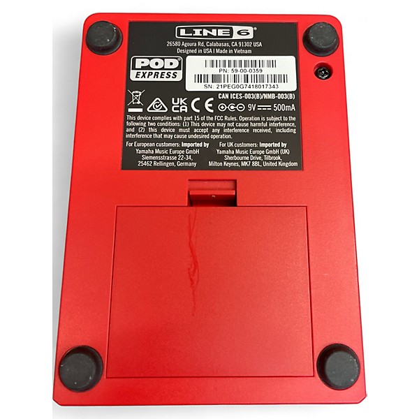 Used Line 6 Pocket Pod Express Amp Modeler Effect Processor