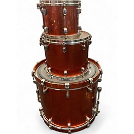 Used TAMA 3 Piece Starclassic orange sparkle Drum Kit