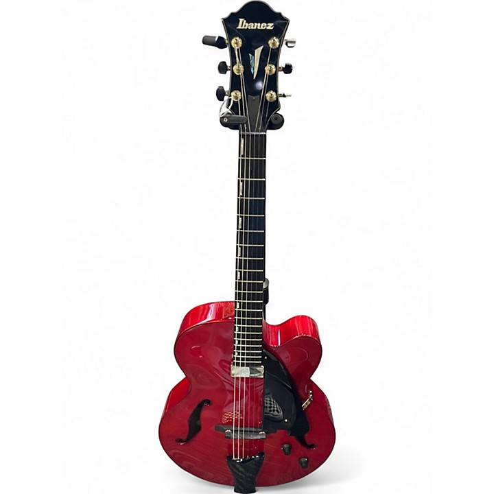 Used Ibanez AFC151 RED Hollow Body Electric Guitar RED