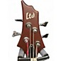 Used ESP LTD D-4 Lefty Walnut Electric Bass Guitar