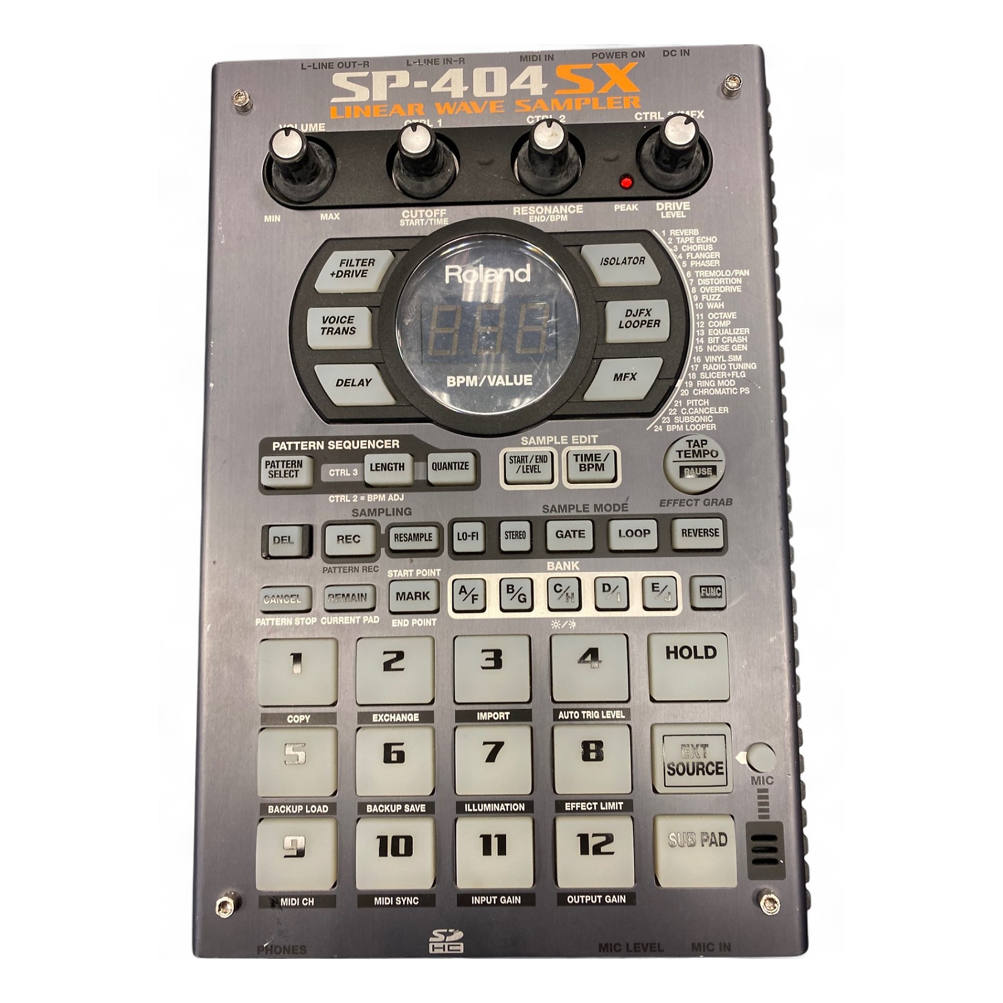 Used Roland SP404SX Production Controller | Guitar Center