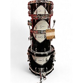 Used Gretsch Drums 4 Piece Renown 57 Black Drum Kit