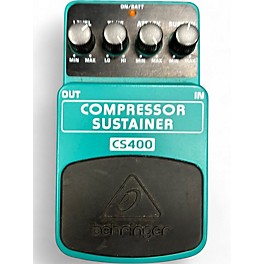 Used Behringer CS400 Compressor Sustainer Effect Pedal