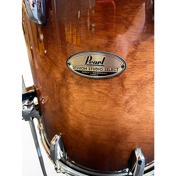 Used Pearl 14X14 sessions studio select 2 Tone Sunburst Drum