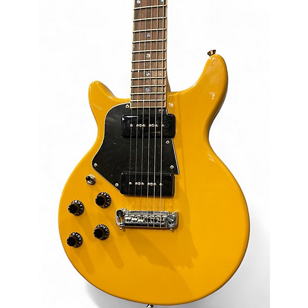 Used Eastwood P90 TV Yellow Solid Body Electric Guitar
