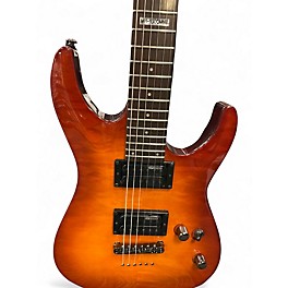 Used ESP LTD MH100QMNT 2 Color Sunburst Solid Body Electric Guitar