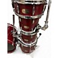 Used Pearl 5 Piece Export Wine Red Drum Kit