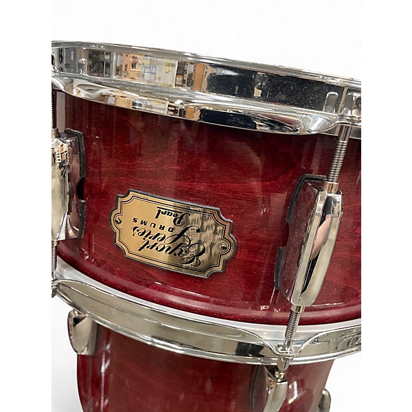 Used Pearl 5 Piece Export Wine Red Drum Kit