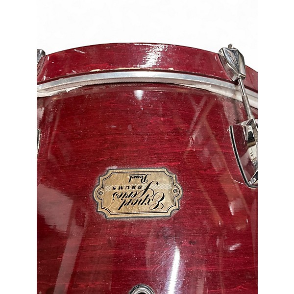 Used Pearl 5 Piece Export Wine Red Drum Kit