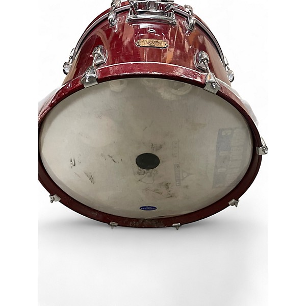 Used Pearl 5 Piece Export Wine Red Drum Kit