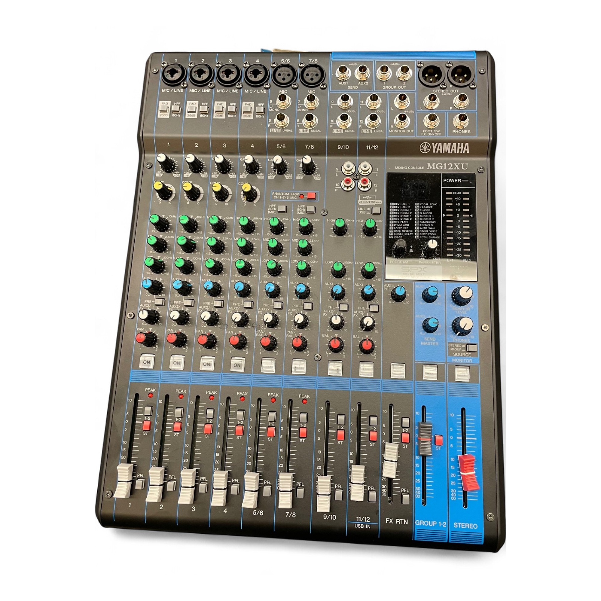 Used Yamaha MG12XU Unpowered Mixer | Guitar Center