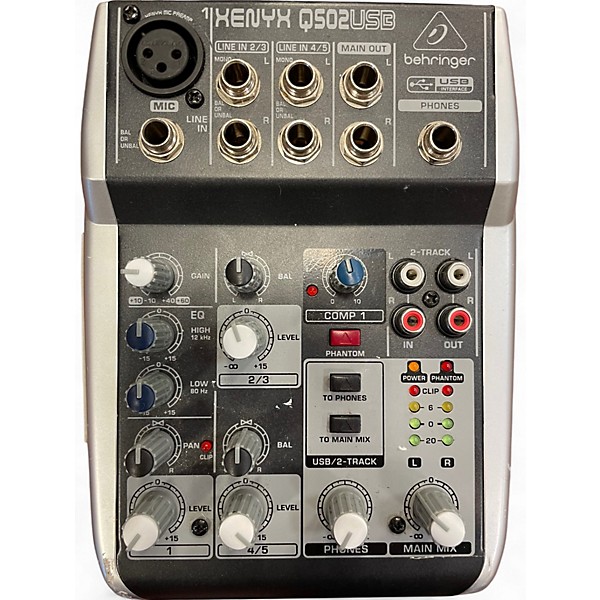 【BEHRINGER】オーディオミキサー XENYX Q502USB Behringer | Product | Q502USB