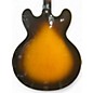Used Gibson ESDTVSNH1 Custom Shop 335 Sunburst Hollow Body Electric Guitar