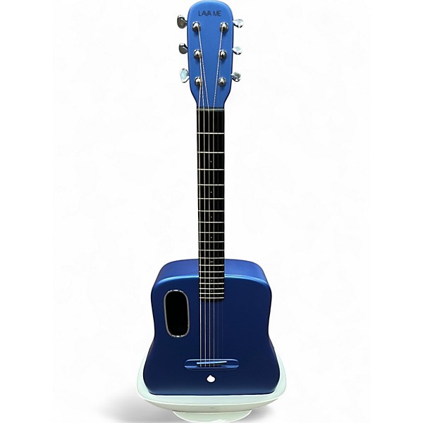 Used LAVA MUSIC LAVA ME 3 + Charging Dock Blue Acoustic Electric Guitar