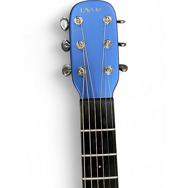 Used LAVA MUSIC LAVA ME 3 + Charging Dock Blue Acoustic Electric Guitar