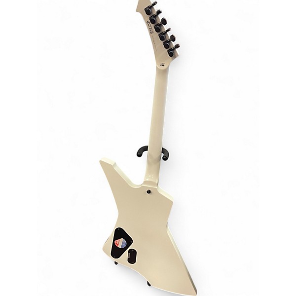 Used ESP LTD James Hetfield Snakebyte White Solid Body Electric Guitar