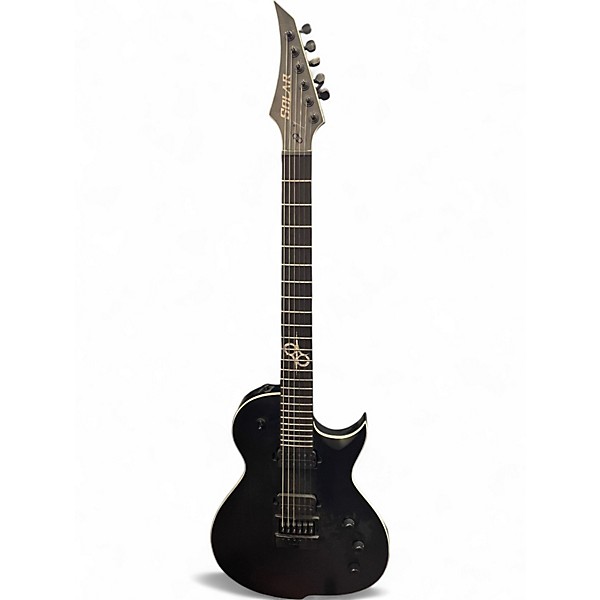 Used Solar Guitars GC1.6SVART+ BLACK Solid Body Electric Guitar