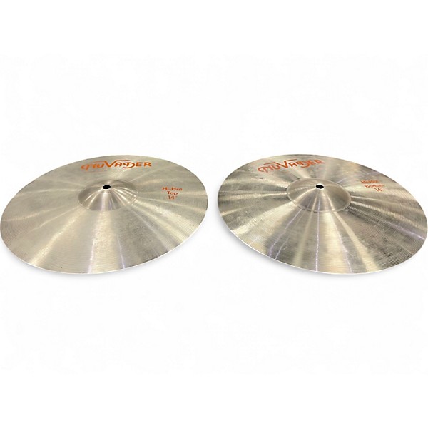 Used NuVader 14in HI HATS Cymbal