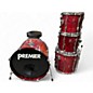 Used Premier 4 Piece XPK Red Drum Kit thumbnail