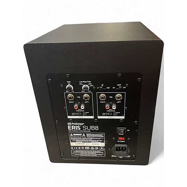 Used PreSonus Eris Sub8 Subwoofer