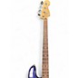 Used Fender Standard Precision Bass Blue Electric Bass Guitar