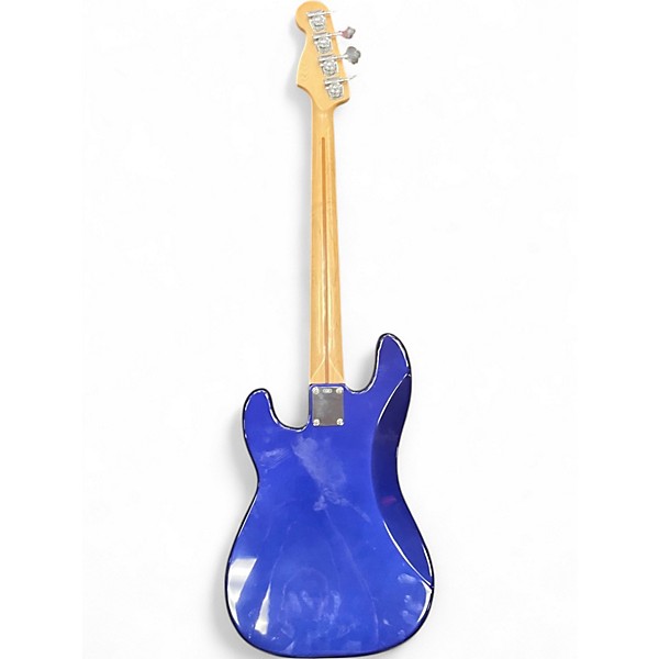 Used Fender Standard Precision Bass Blue Electric Bass Guitar