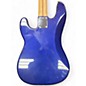 Used Fender Standard Precision Bass Blue Electric Bass Guitar