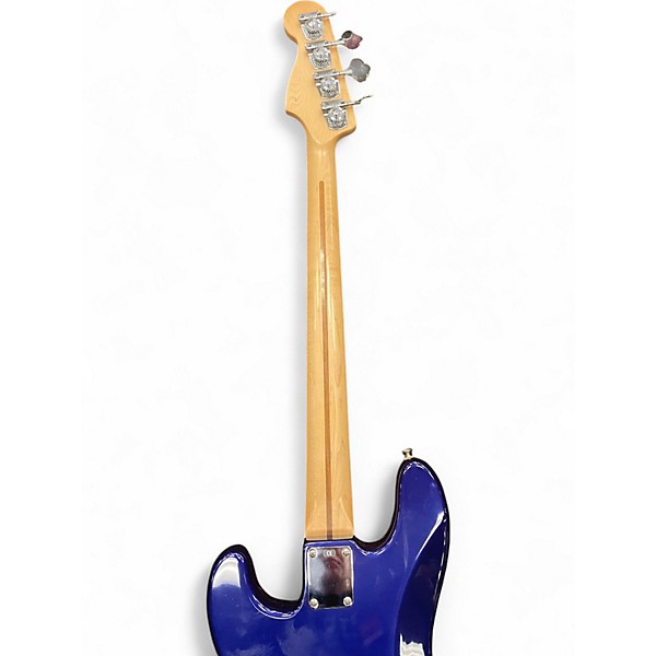 Used Fender Standard Precision Bass Blue Electric Bass Guitar