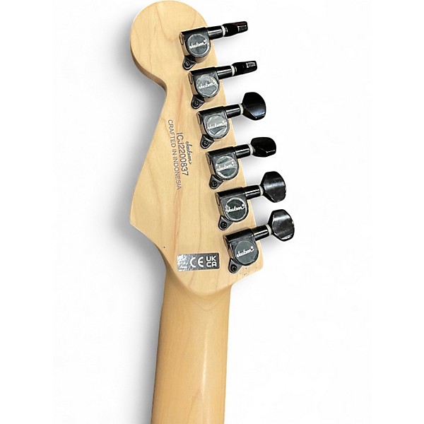 Used Jackson Adrian Smith Signature Black and White Solid Body Electric Guitar