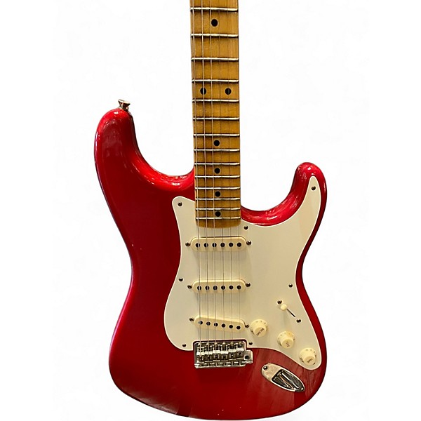 Used 2024 Fender 1957 Relic Stratocaster w/HWPOBLANOs Dakota Red Solid Body Electric Guitar