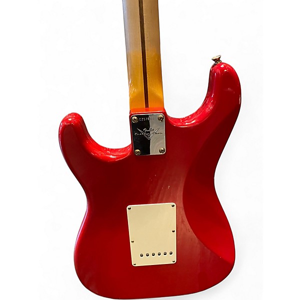 Used 2024 Fender 1957 Relic Stratocaster w/HWPOBLANOs Dakota Red Solid Body Electric Guitar