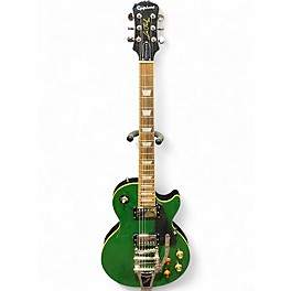 Used Epiphone Les Paul Standard with Bigsby Outfit Inverness Green Solid Body Electric Guitar