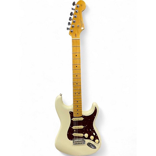 Used Fender American Professional Stratocaster SSS Olympic White Solid Body Electric Guitar