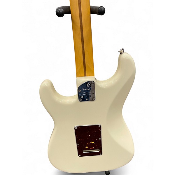 Used Fender American Professional Stratocaster SSS Olympic White Solid Body Electric Guitar
