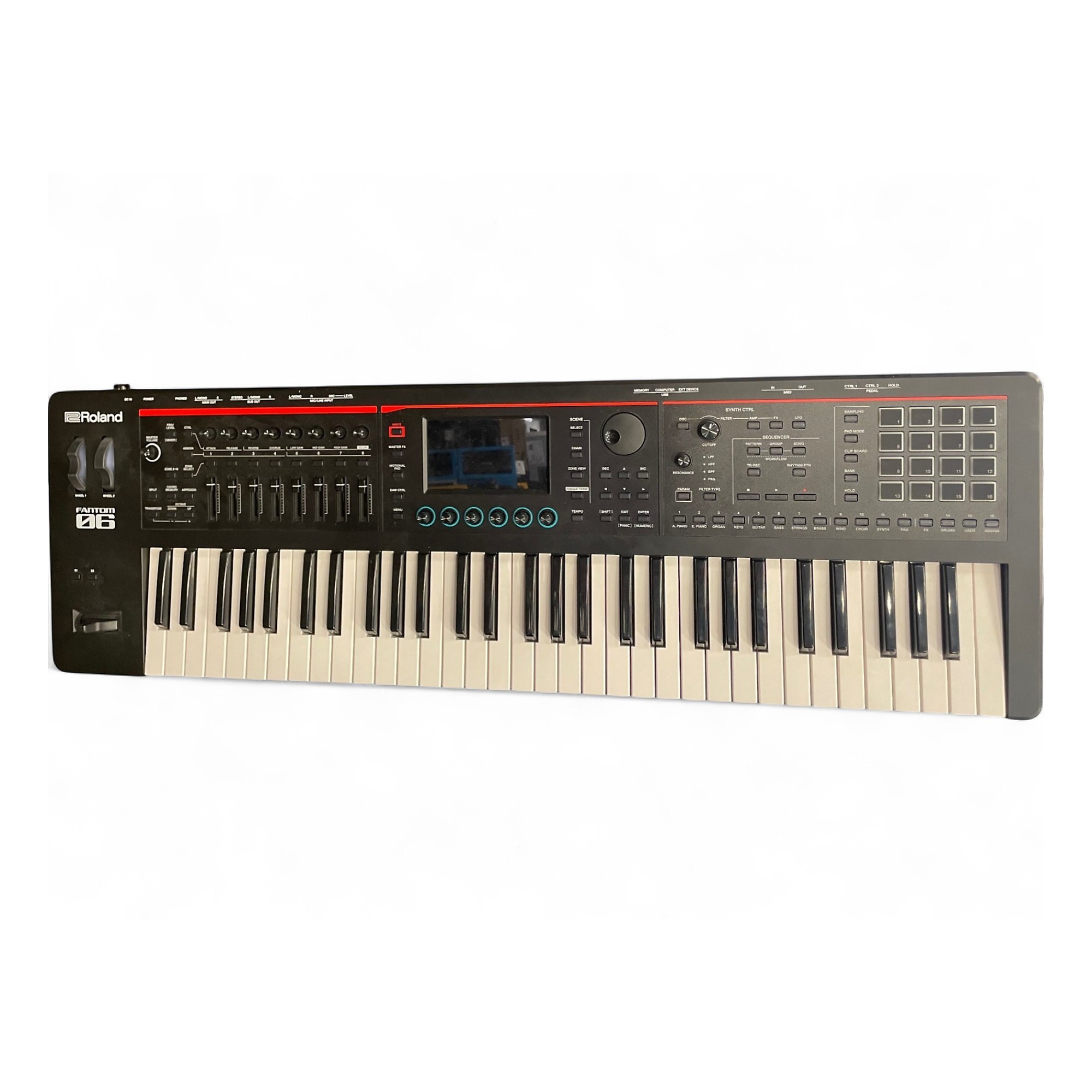 【マリ】Roland FANTOM-06 Used Roland Fantom 06 Keyboard Workstation | Guitar Center