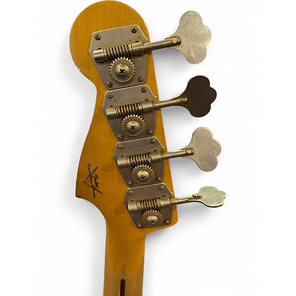 Used Fender Custom Shop '57 Precision Bass Journeyman Relic White Electric Bass Guitar