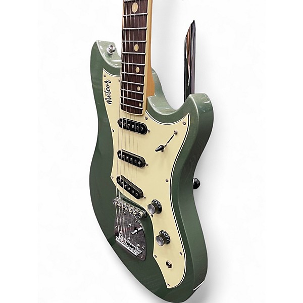 Used Cave And Canary Guitars Meteor Deluxe Ferngully Metallic Solid Body Electric Guitar