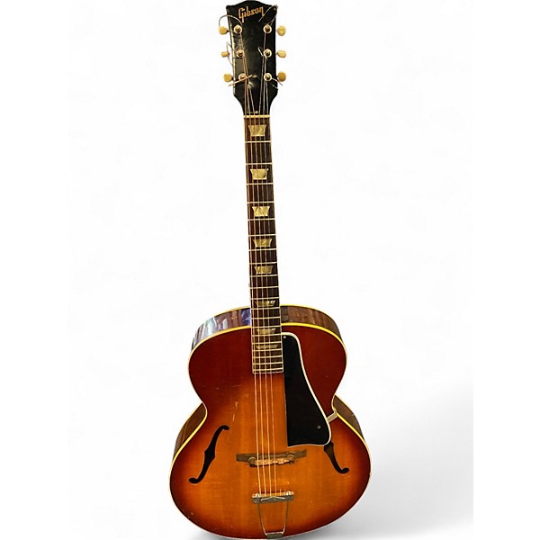 Vintage 1960s Gibson L50 SUNBURST Acoustic Electric Guitar