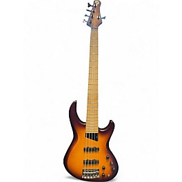 Used Kingston Saratoga Dlx Michael Tobias Yellow Tiger Electric Bass Guitar