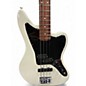 Used Fender Jaguar Bass Pearl White Electric Bass Guitar