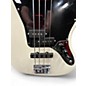 Used Fender Jaguar Bass Pearl White Electric Bass Guitar