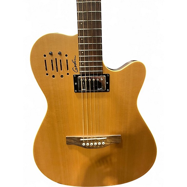 Used Godin A6 Ultra NATURAL Acoustic Electric Guitar