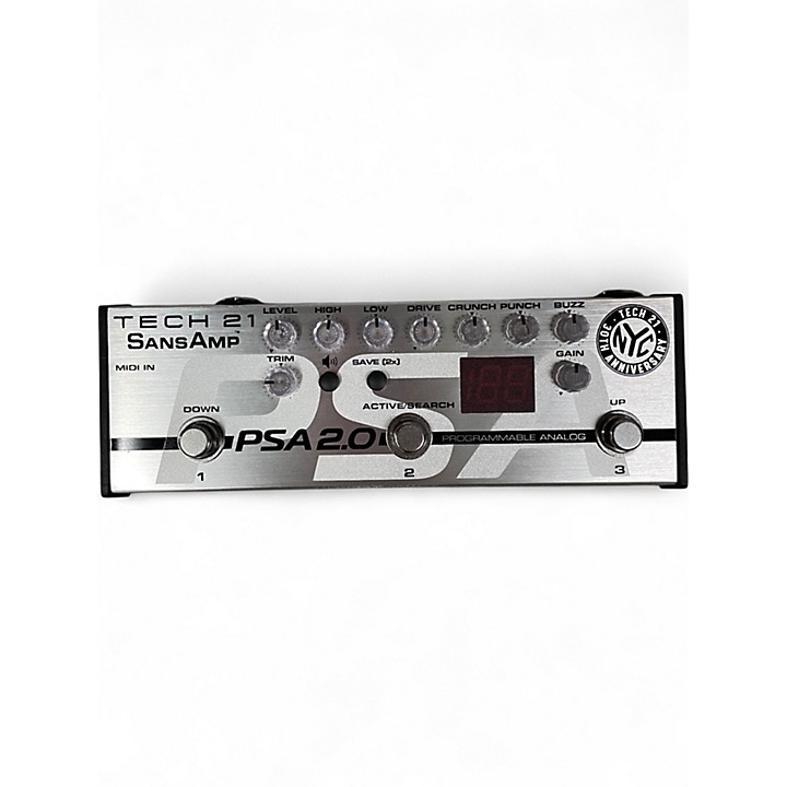 Used Tech 21 SANSAMP PSA 2.0 Effect Pedal | Guitar Center