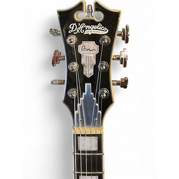 Used D'Angelico PREMIER BEDFORD Ice Blue Metallic Hollow Body Electric Guitar