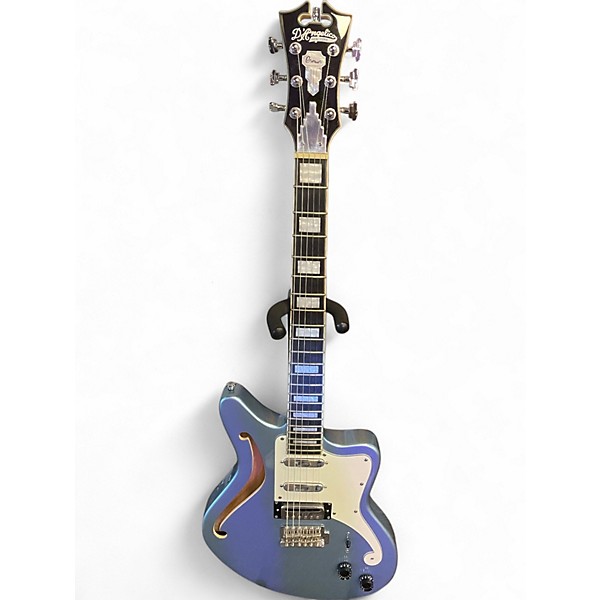 Used D'Angelico PREMIER BEDFORD Ice Blue Metallic Hollow Body Electric Guitar