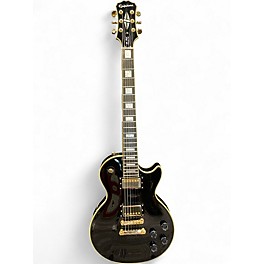 Used 2014 Epiphone Les Paul Custom Pro black Solid Body Electric Guitar